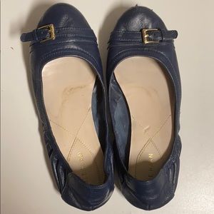 Navy Blue Cole Hana flats